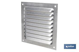 Ventilation grille | Aluminium | Available in various sizes - Cofan