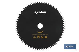 Disco de corte para desbrozadora de 80 dientes - Cofan
