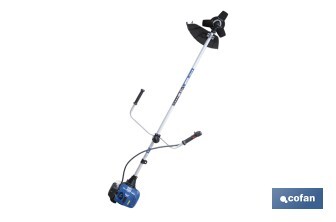 Desbrozadora de gasolina | Motor 2 tiempos | 51,7 cc | Motor eficiente | Incluye manillar plegable y arnés doble - Cofan