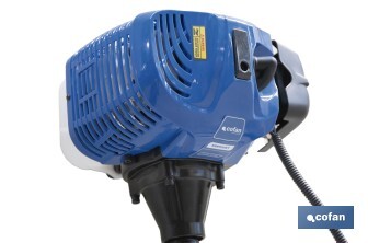 Desbrozadora de gasolina | Motor 2 tiempos | 51,7 cc | Motor eficiente | Incluye manillar plegable y arnés doble - Cofan