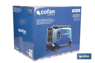 Generador inverter de gasolina de 223 cc | Motor de 4 tiempos | Generador inverter portátil | Máxima potencia: 3,8 kVA - Cofan