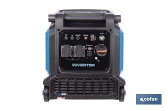 Generador inverter de gasolina de 223 cc | Motor de 4 tiempos | Generador inverter portátil | Máxima potencia: 3,8 kVA - Cofan