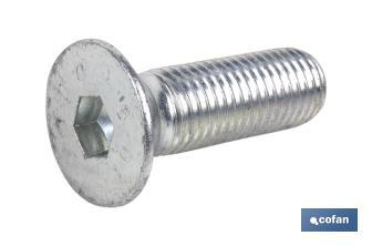 Screw DIN 7991 C-10.9 Zinc plated - Cofan