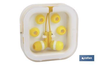 AURICULARES CORT  7 x 7 x 2 cm - Cofan