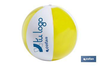 Balón inflable bicolor - Cofan