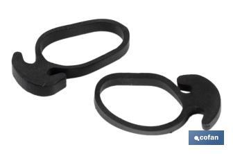 Goma de ancla N.º 3 Extra | Goma ancla de 3 cm | Tensor para tutores de plantación | Para cultivo - Cofan