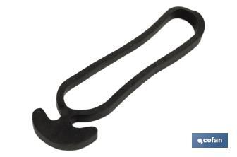 Extra rubber anchor band no. 3 | Rubber anchor band of 3cm | Tensioner for plant canes | Suitable for crops - Cofan