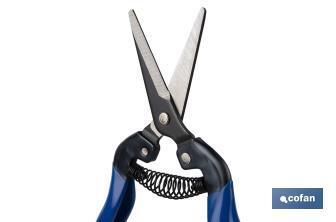 Harvest shears with straight tip and total length of 185mm | Special for gardening works - Cofan