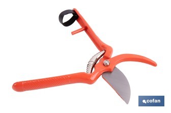 Tijeras de poda y recolección a una mano | Con mangos forjados en una sola pieza | Corte clásico | Disponible en diferentes medidas - Cofan