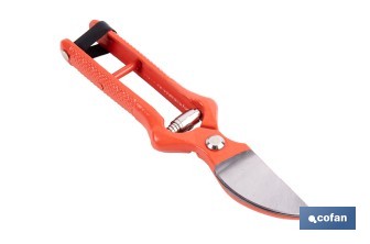 Tijeras de poda y recolección a una mano | Con mangos forjados en una sola pieza | Corte clásico | Disponible en diferentes medidas - Cofan