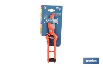 Tijeras de poda y recolección a una mano | Con mangos forjados en una sola pieza | Corte clásico | Disponible en diferentes medidas - Cofan