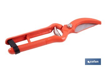 Tijeras de poda y recolección a una mano | Con mangos forjados en una sola pieza | Corte clásico | Disponible en diferentes medidas - Cofan