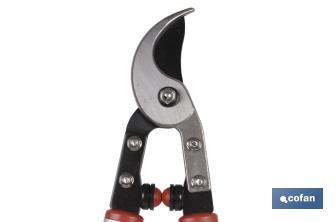 Pruning shears with aluminium handles | Professional lopper of 75cm | Forged carbon steel blades - Cofan