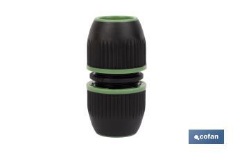Hose repair connector for irrigation hoses | Available in different sizes | ABS - Cofan
