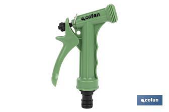 Pistola de Riego para Manguera de Jardín | Para regar plantas o césped | Con Chorro de alta presión - Cofan