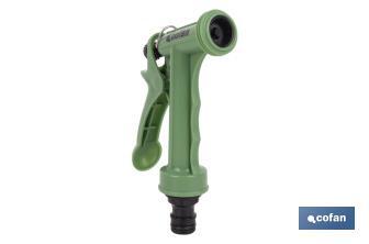 Pistola de Riego para Manguera de Jardín | Para regar plantas o césped | Con Chorro de alta presión - Cofan