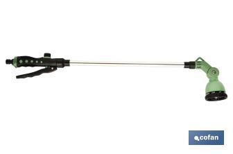 Lanza Riego | Medida 66 cm | 10 Posiciones Diferentes de Pulverización | Lanza Multiusos - Cofan