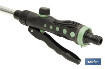 Lanza Riego | Medida 66 cm | 10 Posiciones Diferentes de Pulverización | Lanza Multiusos - Cofan