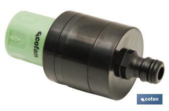 Adaptador "Waterdancing" | Adaptador para aspersor | Ahorra un 25% de Agua - Cofan