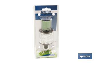 Adaptador "Waterdancing" | Adaptador para aspersor | Ahorra un 25% de Agua - Cofan
