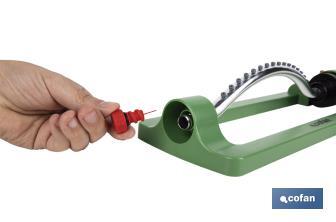 Adjustable oscillating sprinkler - Cofan