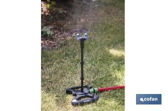 Torre de nebulización extensible para exteriores | Desde 12 hasta 48 cm | Boquillas de ángulo ajustable - Cofan