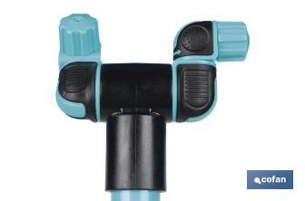 Torre de nebulización de 79 cm de altura con 2 boquillas ajustables | Perfecta para exteriores - Cofan