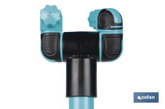 Torre de nebulización de 79 cm de altura con 2 boquillas ajustables | Perfecta para exteriores - Cofan