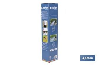 Ducha de jardín con trípode | Altura regulable | 2 funciones: ducha y nebulización | Conector universal incluido | Altura máxima: 162 cm - Cofan