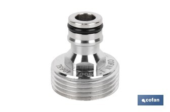 Adaptador de latón de rosca macho | Diferentes medidas | Apto para manguera | Ideal para jardinería - Cofan