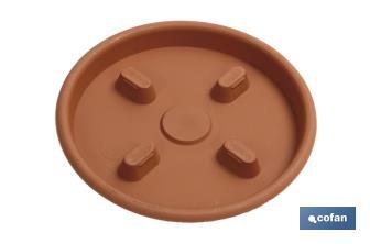 Plato Maceta "Dalia" Terracota - Cofan