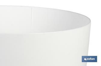 Vaso Modello Camelia | Bianco | Dimensioni: 35 x 33 cm | Venduto singolarmente - Cofan
