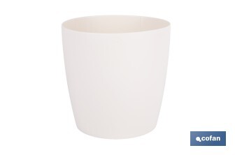 Round polypropylene pot | Special for plants and flowers | Perfect for indoor or outdoor use - Cofan