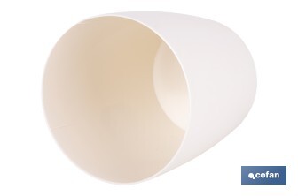 Round polypropylene pot | Special for plants and flowers | Perfect for indoor or outdoor use - Cofan