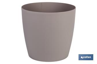 Round polypropylene pot | Special for plants and flowers | Perfect for indoor or outdoor use - Cofan