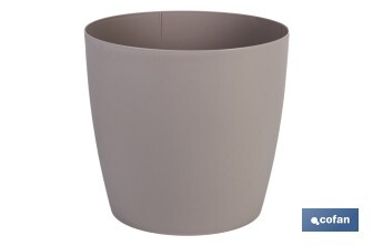 Round polypropylene pot | Special for plants and flowers | Perfect for indoor or outdoor use - Cofan