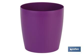 Round polypropylene pot | Special for plants and flowers | Perfect for indoor or outdoor use - Cofan