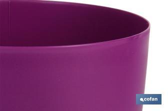 Round polypropylene pot | Special for plants and flowers | Perfect for indoor or outdoor use - Cofan