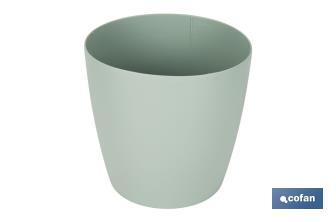 Round polypropylene pot | Special for plants and flowers | Perfect for indoor or outdoor use - Cofan