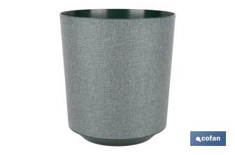 Macetas decorativas para interior | Maceteros redondos | Material: Polipropileno | Disponibles en diferentes colores y medidas - Cofan