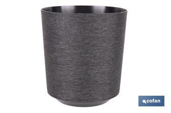 Macetas decorativas para interior | Maceteros redondos | Material: Polipropileno | Disponibles en diferentes colores y medidas - Cofan
