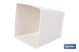 Maceteros decorativos para interior | Macetas cuadradas con plato integrado | Con señalizador de riego | Disponibles en diferentes colores y medidas - Cofan