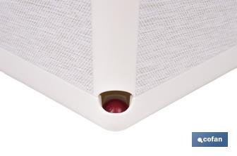 Maceteros decorativos para interior | Macetas cuadradas con plato integrado | Con señalizador de riego | Disponibles en diferentes colores y medidas - Cofan
