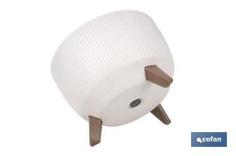Macetas decorativas con patas desmontables | Macetas redondas con rayas | Resistentes a UV | Disponibles en varios colores y diferentes medidas - Cofan