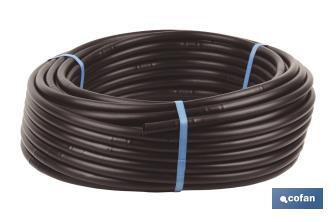 Drip irrigation hose with emitters | Weather resistant material | Ideal for gardening and agricultural sector - Cofan