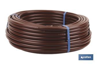 Drip irrigation hose with emitters | Weather resistant material | Ideal for gardening and agricultural sector - Cofan