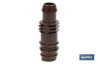 Irrigation fitting for sprinkling and irrigation systems | Diameter: 16mm | Easy to connect - Cofan