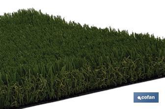 Artificial grass for terrace and garden | Padded, comfortable and resistant model | Ideal for outdoors and swimming pools - Cofan