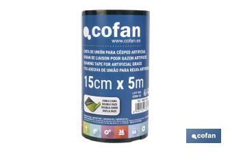 Double-sided artificial grass seaming tape | Available in two different sizes - Cofan