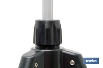 Aspersor 4 posiciones | Con trípode telescópico | Adecuado para el riego de jardines y césped - Cofan